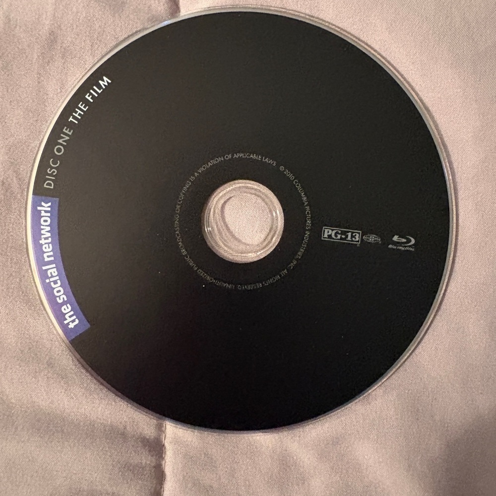 The Social Network Blu-ray Disc - Black